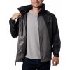imageColumbia Mens Point Park WindbreakerCity Grey  Black