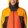 imageColumbia Mens Point Park WindbreakerRed QuartzFlame OrangeShark