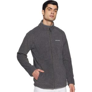 imageColumbia Mens Basin Trail Fleece Full Zip JacketCharcoal Heather