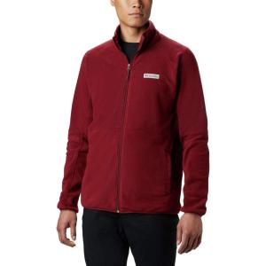 imageColumbia Mens Basin Trail Fleece Full Zip JacketRed Jasper