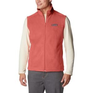 imageColumbia Mens Steens Mountain Full Zip Soft Fleece VestDark Coral