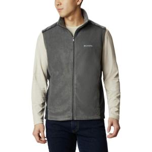 imageColumbia Mens Steens Mountain Full Zip Soft Fleece VestGrillBlack