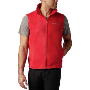 imageColumbia Mens Steens Mountain Full Zip Soft Fleece VestMountain Red