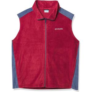 imageColumbia Mens Steens Mountain Full Zip Soft Fleece VestRed ElementDark Mountain