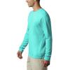 imageColumbia mens Pfg Zero Rules Long Sleeve ShirtBright Aqua