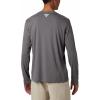 imageColumbia mens Pfg Zero Rules Long Sleeve ShirtCity Grey