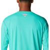 imageColumbia mens Pfg Zero Rules Long Sleeve ShirtElectric Turquoise
