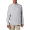 imageColumbia Mens Low Drag Offshore Long Sleeve ShirtCool GreyWhite