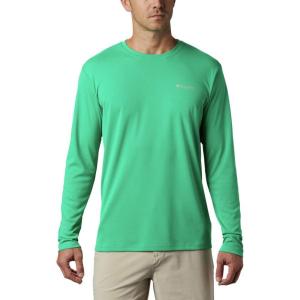 imageColumbia mens Pfg Zero Rules Long Sleeve ShirtDark Lime