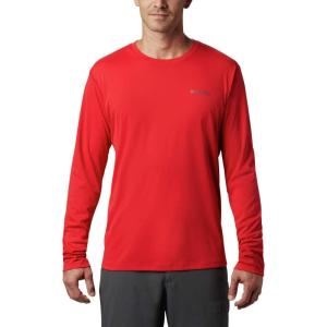imageColumbia mens Pfg Zero Rules Long Sleeve ShirtRed Spark