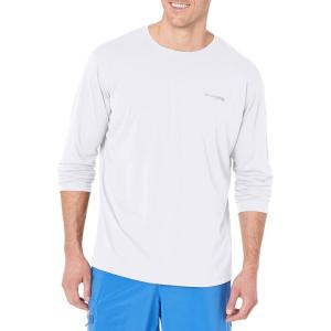 imageColumbia mens Pfg Zero Rules Long Sleeve ShirtWhite