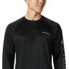 imageColumbia Mens Fork Stream Long Sleeve ShirtBlackCity Grey Logo