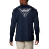 imageColumbia Mens Fork Stream Long Sleeve ShirtCollegiate NavyGreat Lakes