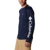 imageColumbia Mens Fork Stream Long Sleeve ShirtCollegiate NavyWhite Logo