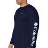 imageColumbia Mens Fork Stream Long Sleeve ShirtCollegiate NavyWhite Logo