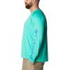 imageColumbia Mens Fork Stream Long Sleeve ShirtElectric Turquoise