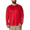 imageColumbia Mens Fork Stream Long Sleeve ShirtMountain Red