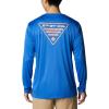 imageColumbia Mens Fork Stream Long Sleeve ShirtVivid BlueFlorida