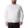 imageColumbia Mens Fork Stream Long Sleeve ShirtWhiteCollegiate Navy Logo