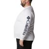 imageColumbia Mens Fork Stream Long Sleeve ShirtWhiteCollegiate Navy Logo
