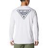 imageColumbia Mens Fork Stream Long Sleeve ShirtWhiteGeorgia