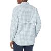 imageColumbia Mens Super Bahama Long Sleeve ShirtCool Grey Gingham Grid