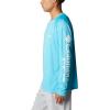 imageColumbia Mens Terminal Tackle PFG Triangle Long Sleeve ShirtAtollWhite Logo
