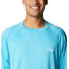 imageColumbia Mens Terminal Tackle PFG Triangle Long Sleeve ShirtAtollWhite Logo