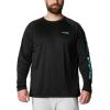 imageColumbia Mens Terminal Tackle PFG Triangle Long Sleeve ShirtBlackGulf Stream Logo