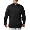 imageColumbia Mens Terminal Tackle PFG Triangle Long Sleeve ShirtBlackGulf Stream Logo