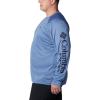imageColumbia Mens Terminal Tackle PFG Triangle Long Sleeve ShirtBluestoneCollegiate Navy Logo