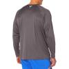 imageColumbia Mens Terminal Tackle PFG Triangle Long Sleeve ShirtCity GreyDark Lime Logo
