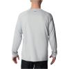imageColumbia Mens Terminal Tackle PFG Triangle Long Sleeve ShirtCool GreySpring Blue Logo