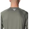 imageColumbia Mens Terminal Tackle PFG Triangle Long Sleeve ShirtCypressCool Green Logo