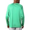imageColumbia Mens Terminal Tackle PFG Triangle Long Sleeve ShirtDark LimeSunlit Logo