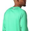 imageColumbia Mens Terminal Tackle PFG Triangle Long Sleeve ShirtDark LimeSunlit Logo