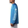imageColumbia Mens Terminal Tackle PFG Triangle Long Sleeve ShirtDark PoolWhite Logo