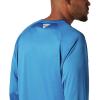 imageColumbia Mens Terminal Tackle PFG Triangle Long Sleeve ShirtDark PoolWhite Logo