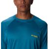 imageColumbia Mens Terminal Tackle PFG Triangle Long Sleeve ShirtDeep MarineLaser Lemon Logo
