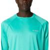 imageColumbia Mens Terminal Tackle PFG Triangle Long Sleeve ShirtElectric TurquoiseCool Grey Logo