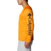 imageColumbia Mens Terminal Tackle PFG Triangle Long Sleeve ShirtOrange BlastBlack Logo