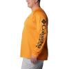 imageColumbia Mens Terminal Tackle PFG Triangle Long Sleeve ShirtOrange BlastBlack Logo