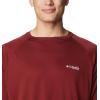 imageColumbia Mens Terminal Tackle PFG Triangle Long Sleeve ShirtRed JasperCool Grey Logo