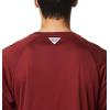 imageColumbia Mens Terminal Tackle PFG Triangle Long Sleeve ShirtRed JasperCool Grey Logo