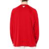 imageColumbia Mens Terminal Tackle PFG Triangle Long Sleeve ShirtRed JasperCool Grey Logo