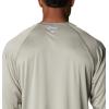 imageColumbia Mens Terminal Tackle PFG Triangle Long Sleeve ShirtSafariCool Green Logo