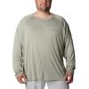 imageColumbia Mens Terminal Tackle PFG Triangle Long Sleeve ShirtSafariCool Green Logo