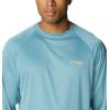 imageColumbia Mens Terminal Tackle PFG Triangle Long Sleeve ShirtStormBright Nectar Logo