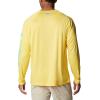 imageColumbia Mens Terminal Tackle PFG Triangle Long Sleeve ShirtSun GlowElectric Turquoise Logo