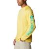 imageColumbia Mens Terminal Tackle PFG Triangle Long Sleeve ShirtSun GlowElectric Turquoise Logo